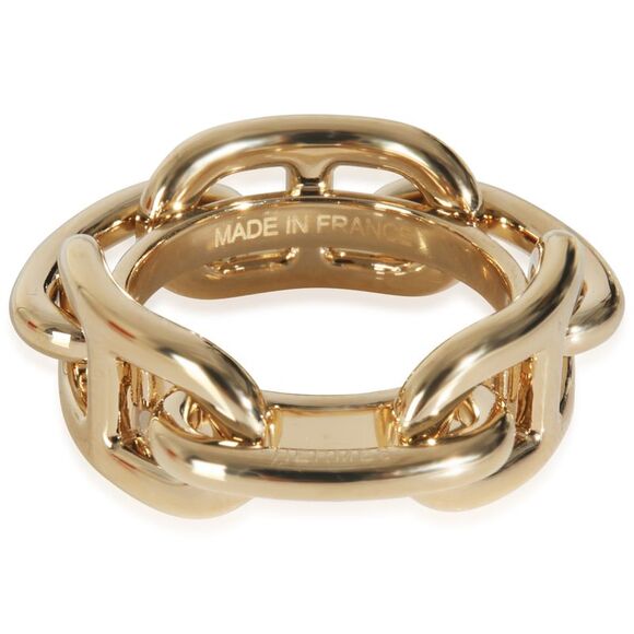 Hermès Gold-Plated  Regate Scarf Ring - Picture 1 of 4